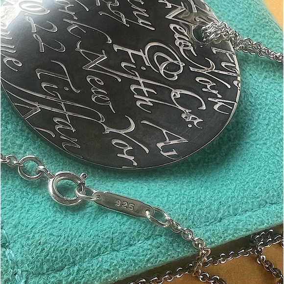 RARE 18” GIFTABLE Tiffany & Co Sterling Silver .925 Necklace, Pouch, Bag. - Picture 5 of 12